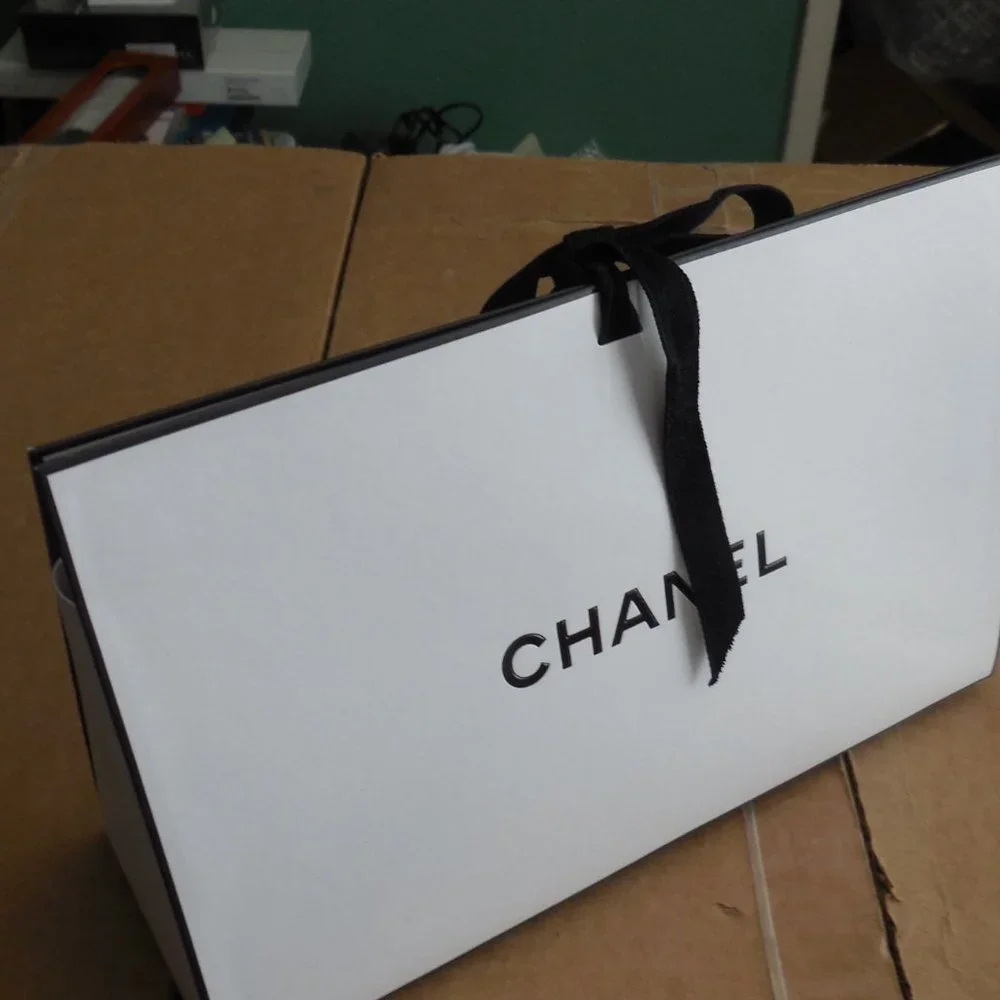 CHANEL Triangle Gift Box Empty 8.75x5.5x3" - Picture 6 of 12